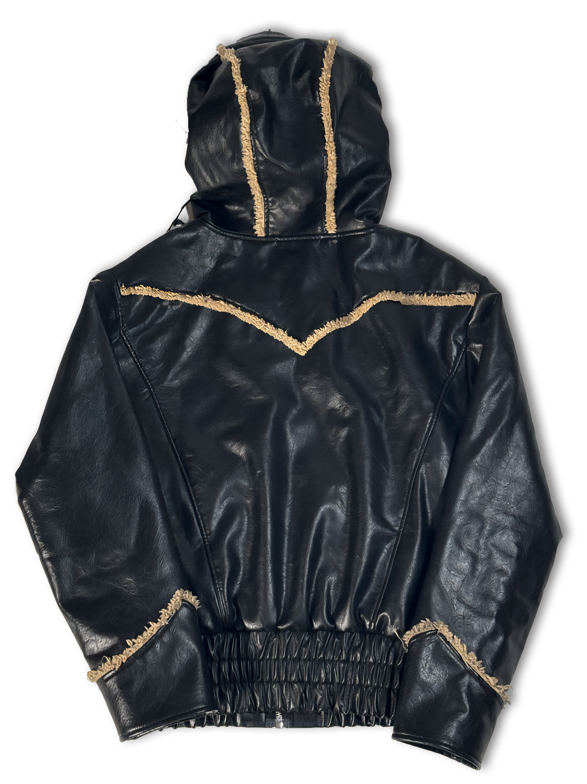 Leather Hoodie